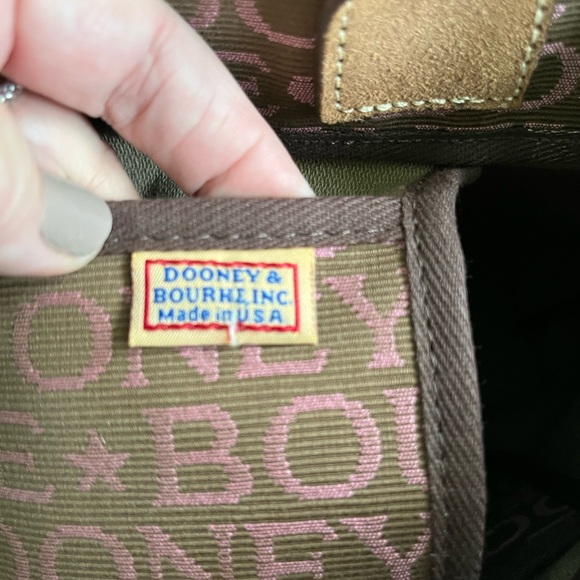 Dooney & Bourke Pink and brown Designer Tote Bag NWOT - Picture 5 of 10